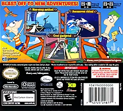 Image n° 2 - boxback : Phineas and Ferb - Ride Again (DSi Enhanced)